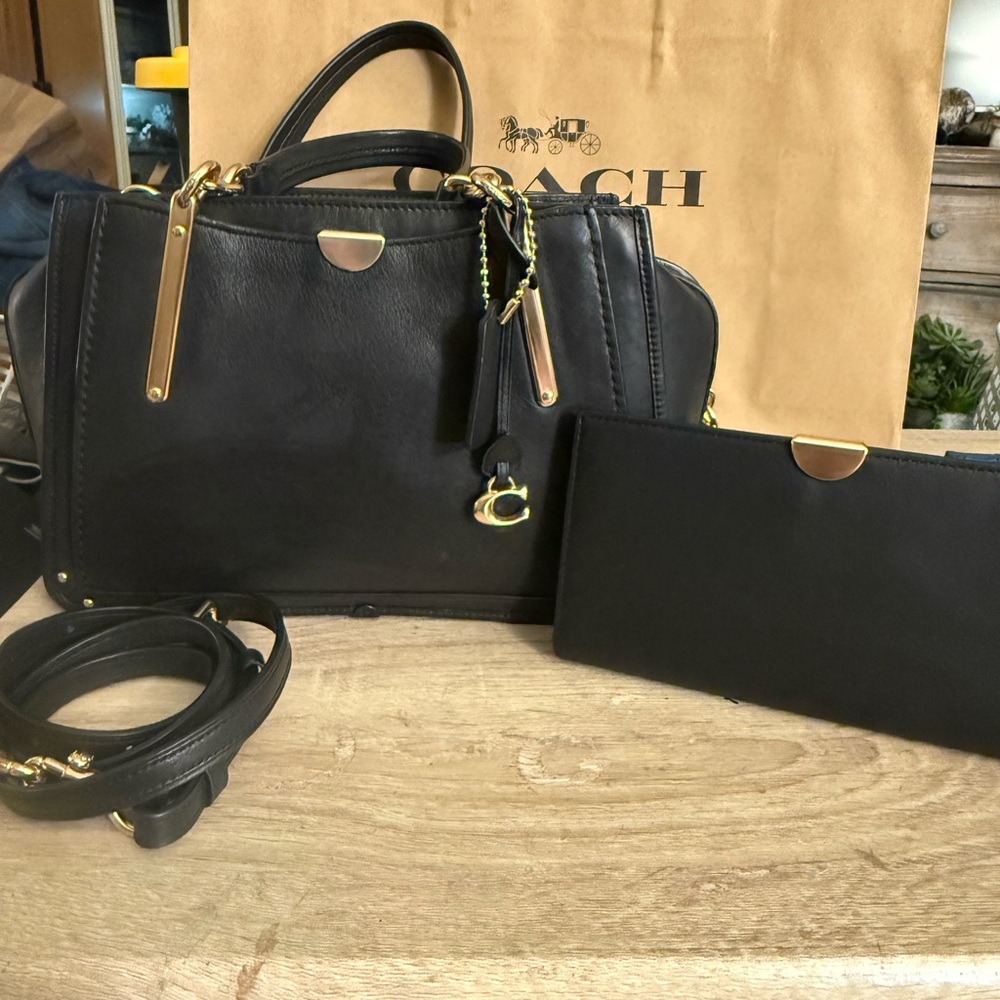 Coach Dreamer 27 Satchel with Matching Wallet